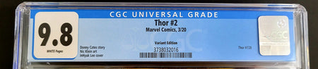 Photo of Thor, Vol. 6 (2020) Issue 2B - CGC 9.8 Near Mint/Mint Comic sold by Stronghold Collectibles