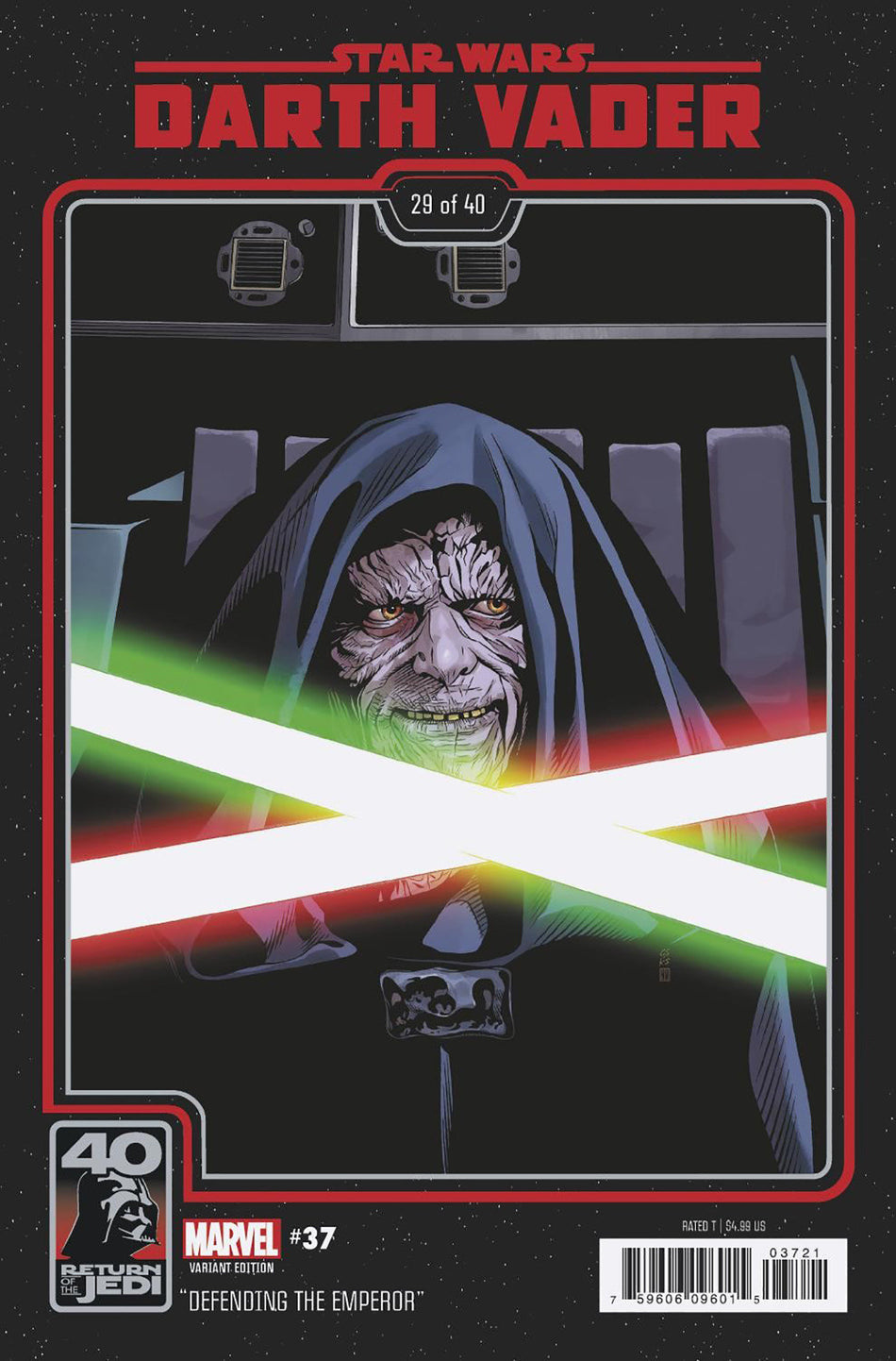 Stock Photo of Star Wars: Darth Vader 37 Chris Sprouse Return Of The Jedi 40th Anniversary Variant [Dd] comic sold by Stronghold Collectibles