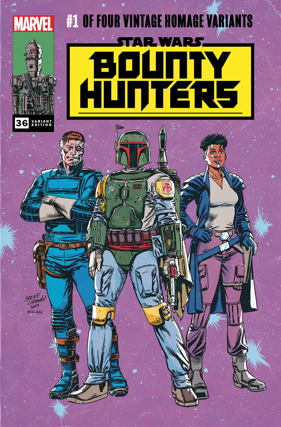 Stock Photo of Star Wars: Bounty Hunters 36 Jerry Ordway Classic Trade Dress Variant comic sold by Stronghold Collectibles