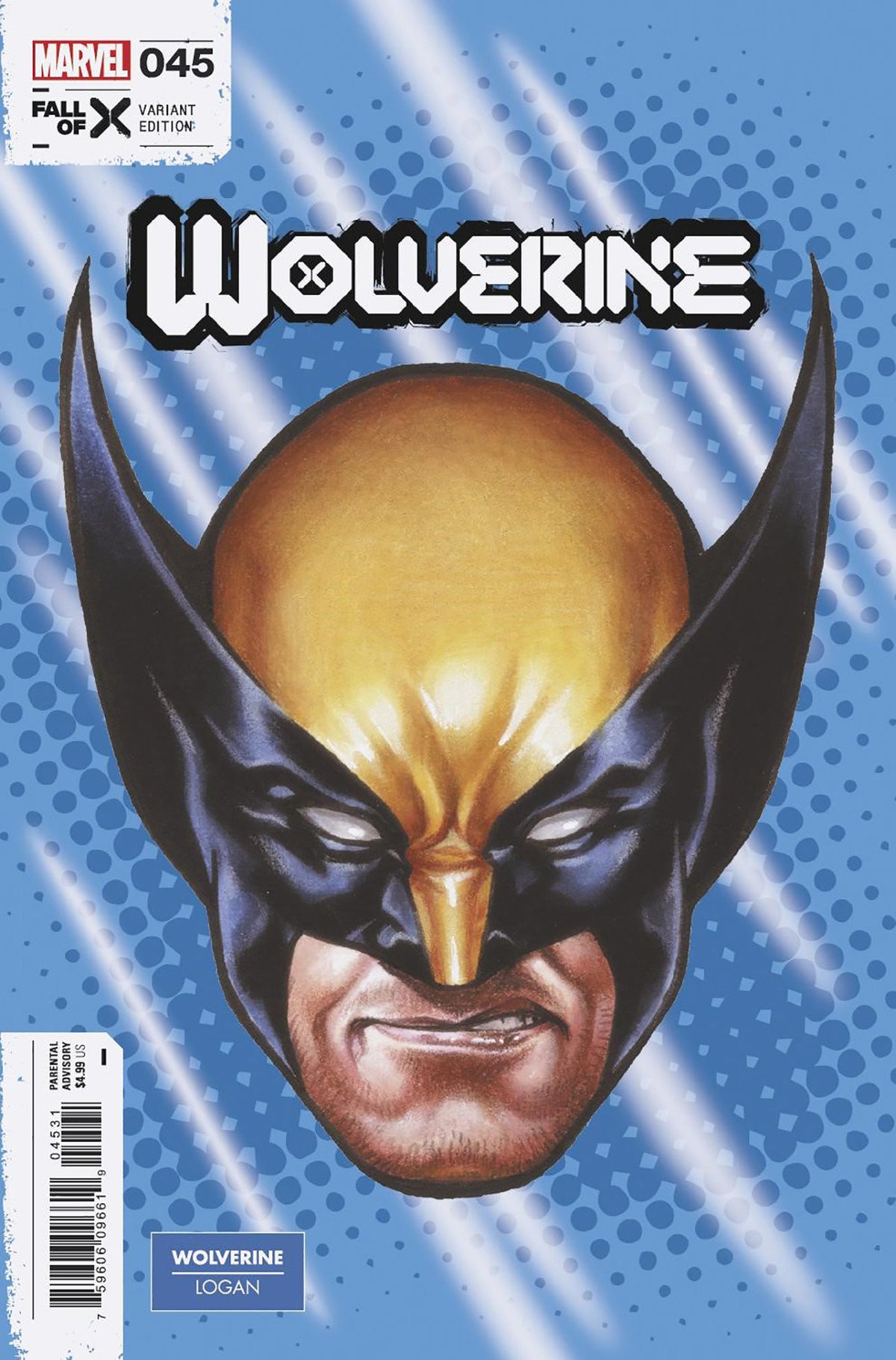 Stock Photo of Wolverine #45 Mark Brooks Headshot Variant Comics sold by Stronghold Collectibles