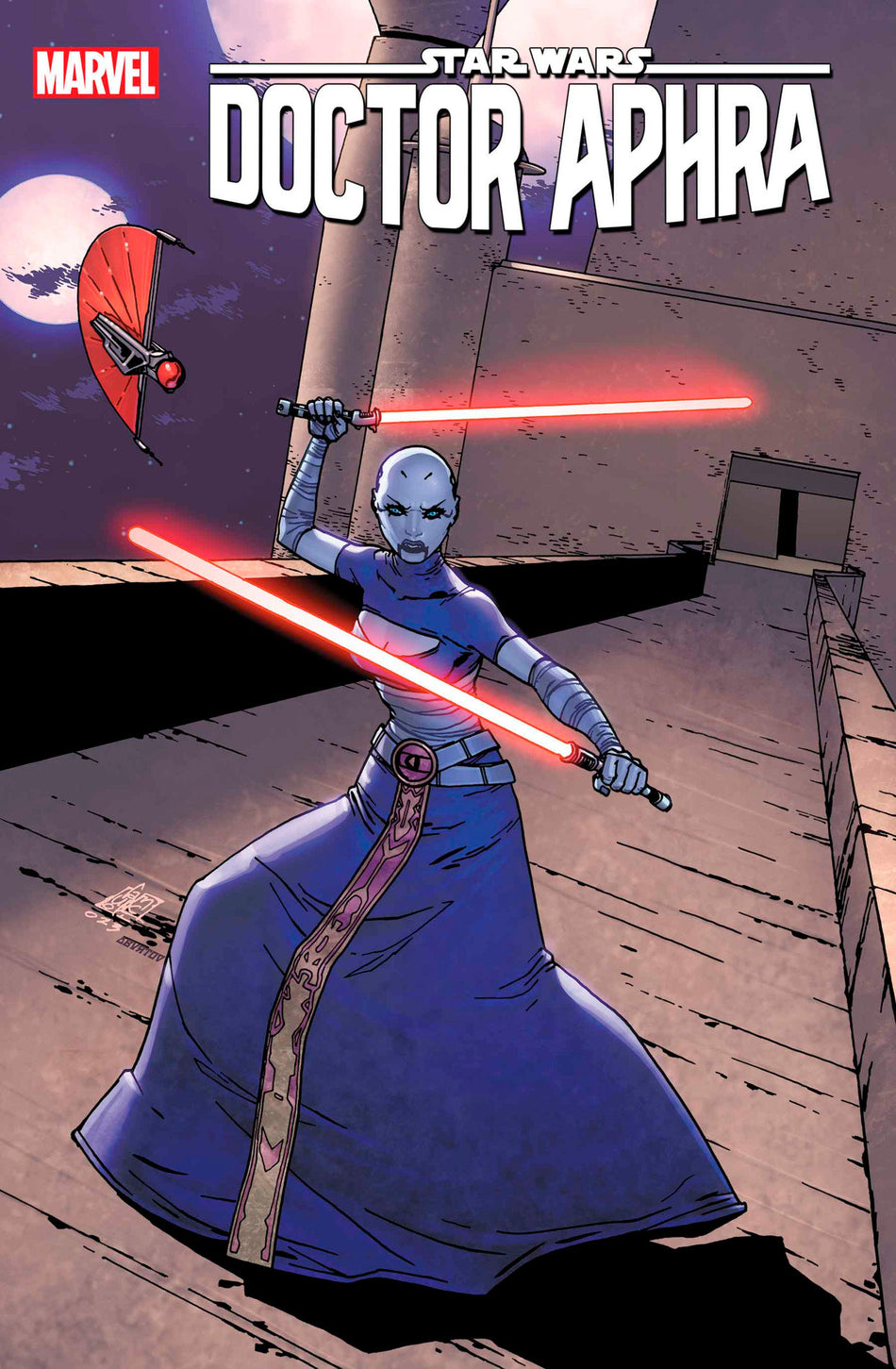 Stock photo of Star Wars Doctor Aphra 35 Giuseppe Camuncoli Asajj Ventress Star Wars Clone Wars 15th Anniversary Variant [Dd] comic sold by Stronghold Collectibles