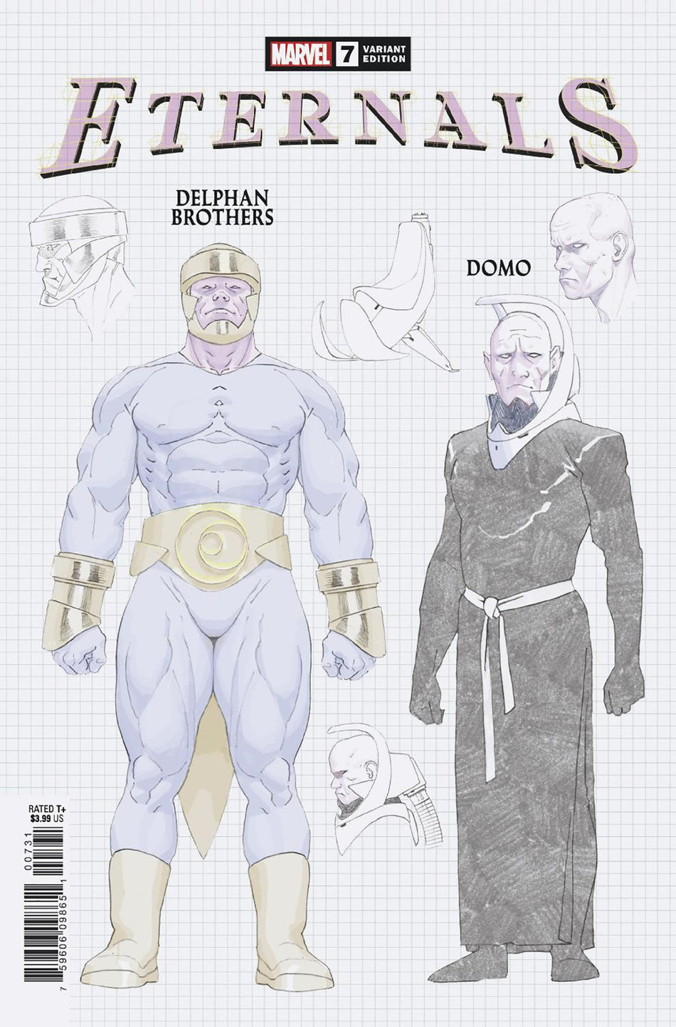 Image of Eternals 7 Ribic Design Variant 1:10 comic sold by Stronghold Collectibles.