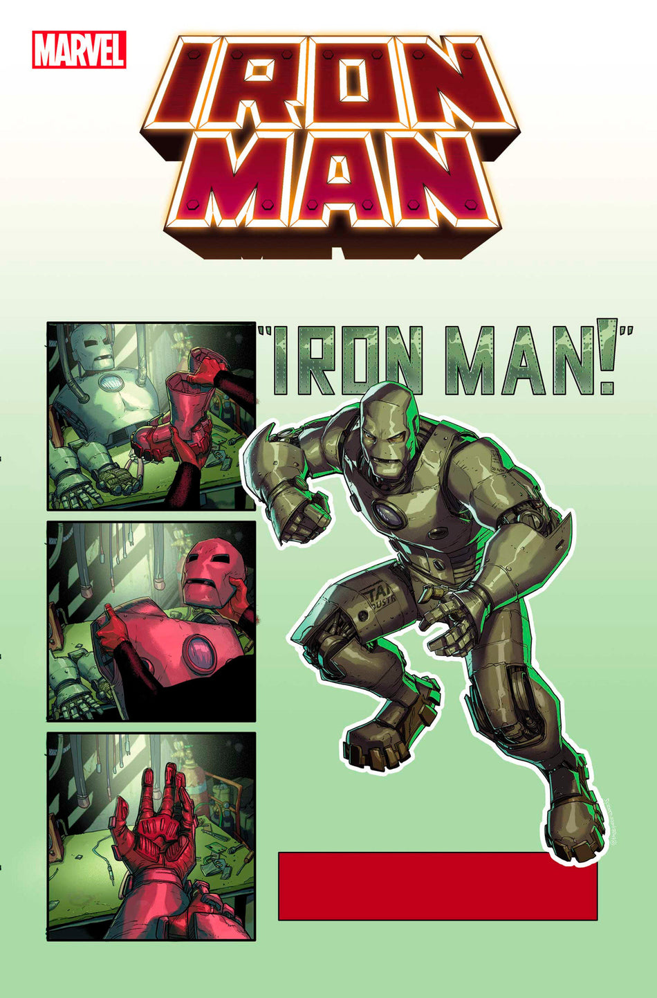 Image of Iron Man 16 Woods Classic Homage Variant comic sold by Stronghold Collectibles.