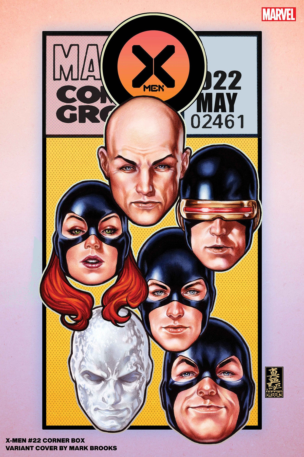 Stock Photo of X-Men 22 Mark Brooks Corner Box Variant comic sold by Stronghold Collectibles