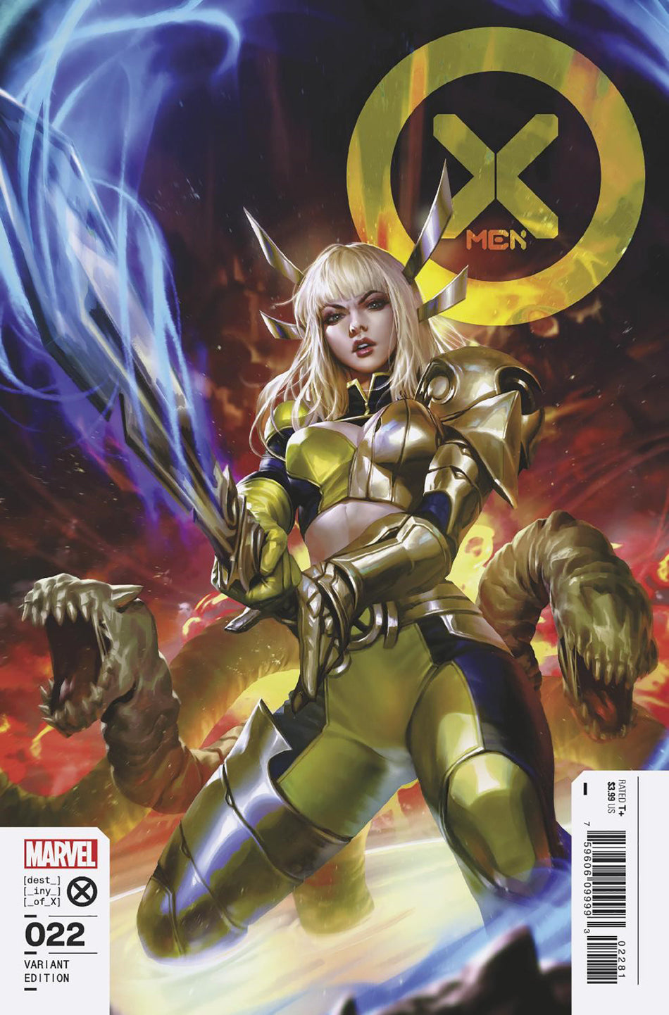Stock Photo of X-Men 22 Derrick Chew Magik Variant comic sold by Stronghold Collectibles