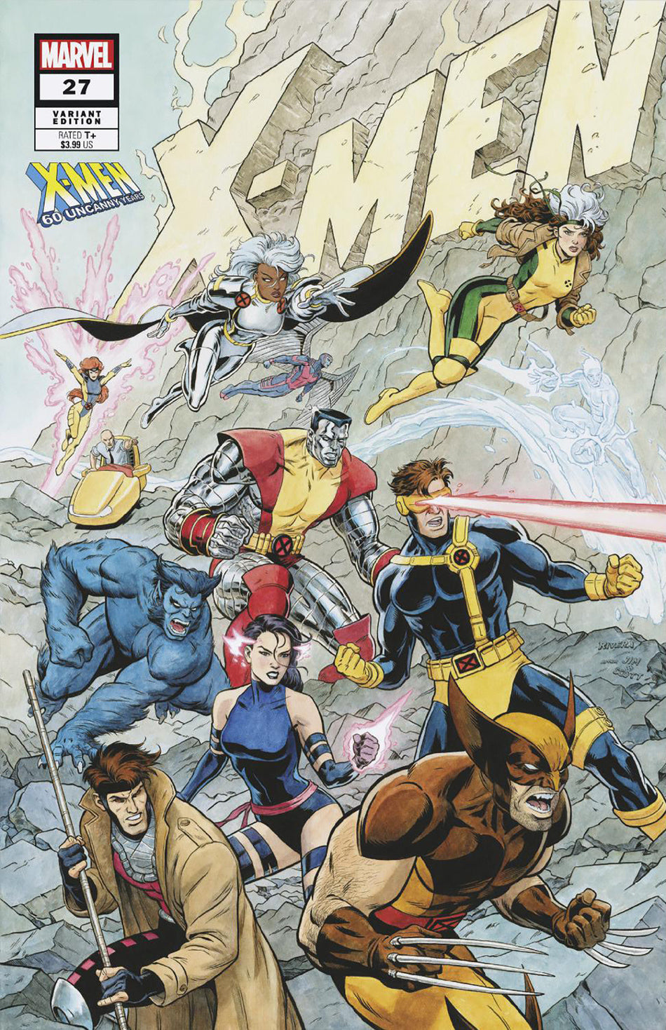 Stock Photo of X-Men 27 Paolo Rivera X-Men 60th Variant [Fall] Comics sold by Stronghold Collectibles