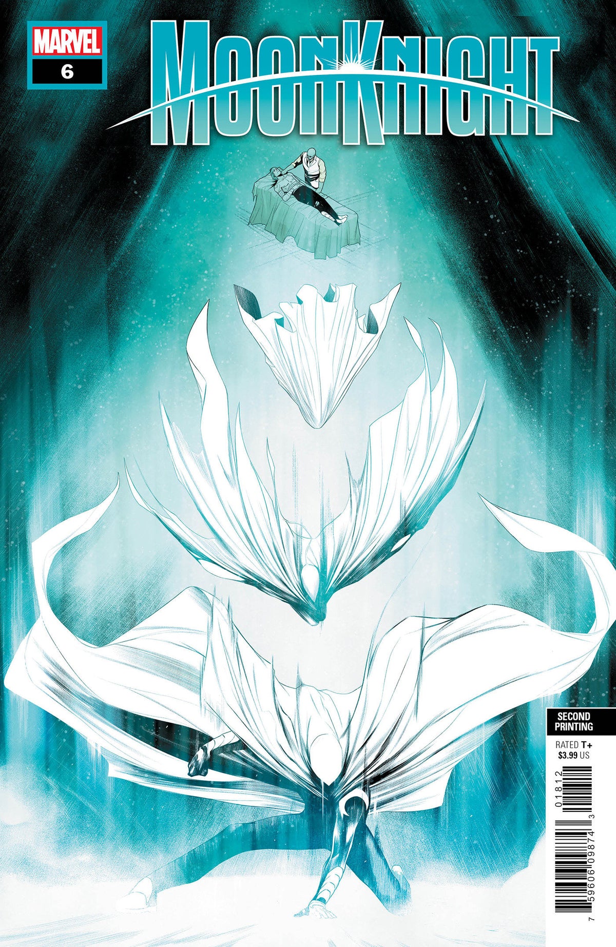 Image of Moon Knight 6 Cappuccio 2nd Printing Variant comic sold by Stronghold Collectibles.