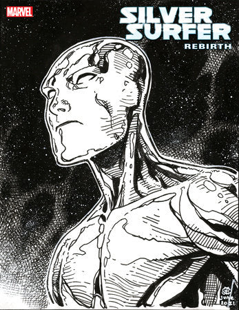 Silver Surfer Rebirth #1 Cheung Headshot Sketch Variant