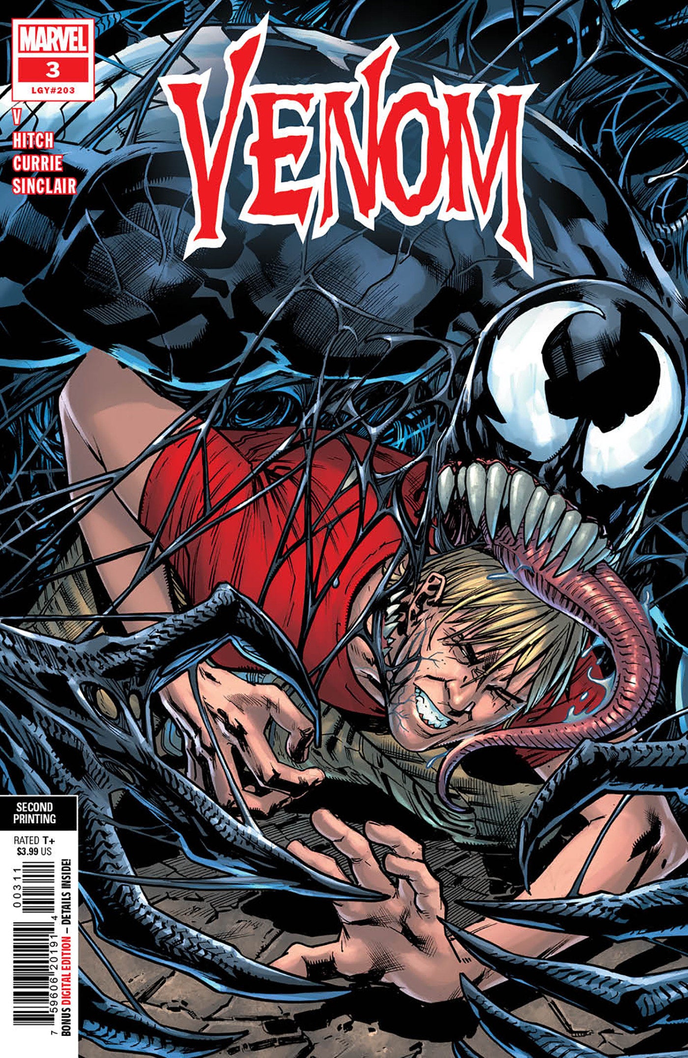 Image of Venom 3 Hitch 2nd Printing Variant comic sold by Stronghold Collectibles.
