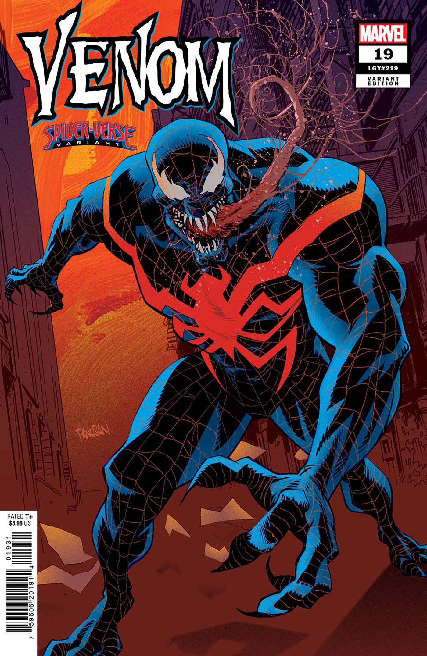 Stock Photo of Venom 19 Dan Panosian Spider-Verse Variant comic sold by Stronghold Collectibles