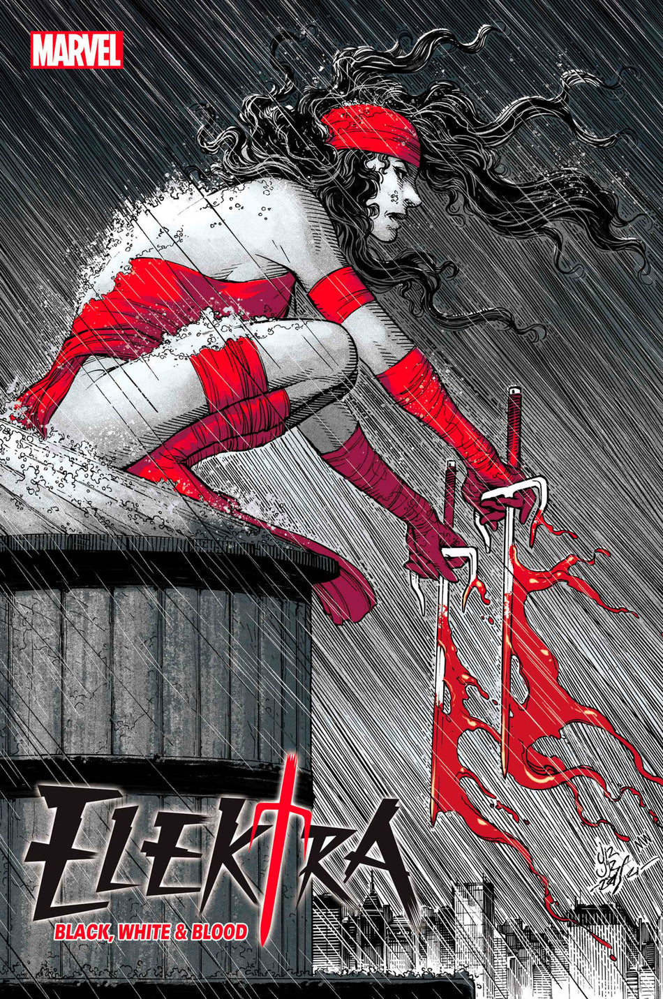 Image of Elektra: Black, White & Blood 1 comic sold by Stronghold Collectibles.