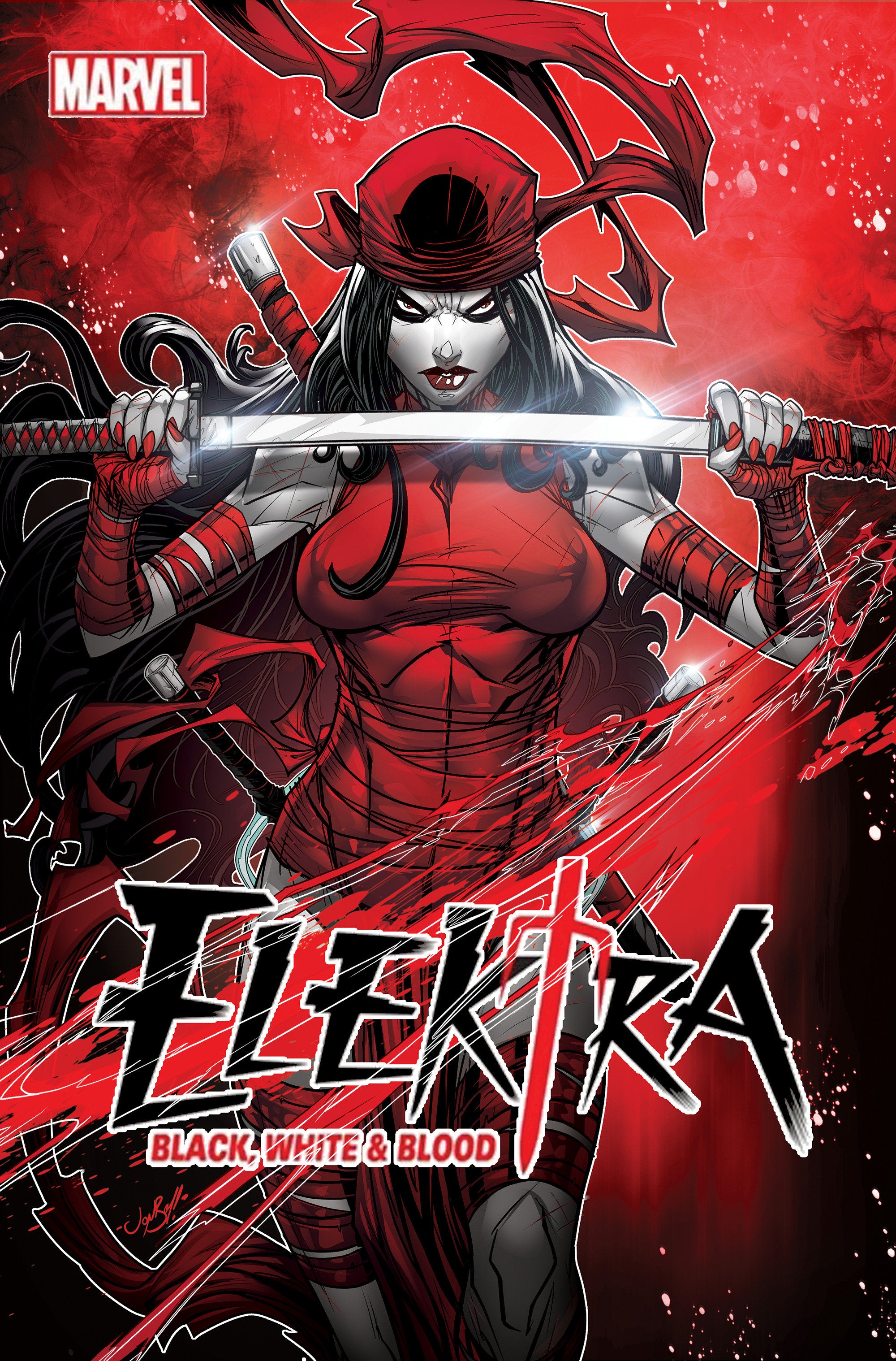 Image of Elektra: Black, White & Blood 2 Meyers Variant comic sold by Stronghold Collectibles.