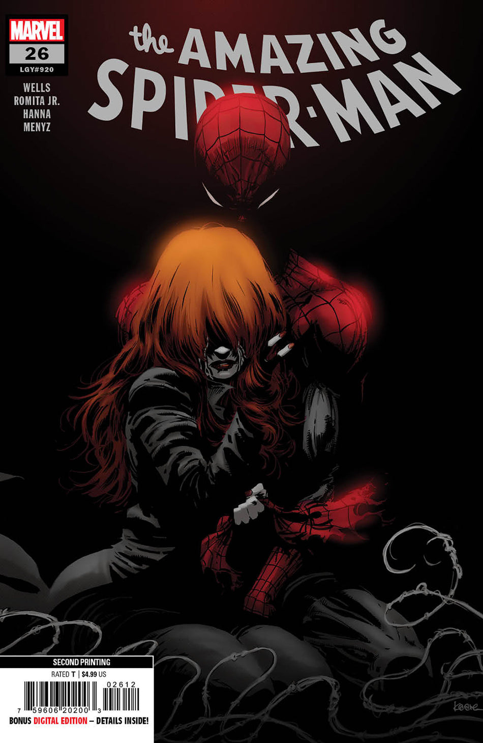 Amazing Spider-Man 26 Kaare Andrews 2nd Print Variant
