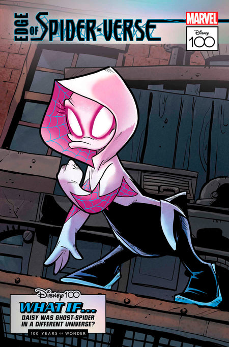 Stock photo of Amazing Spider-Man 32 Giada Perissonotto Disney100 Edge Of Spider-Verse Variant [G.O.D.S.] comic sold by Stronghold Collectibles