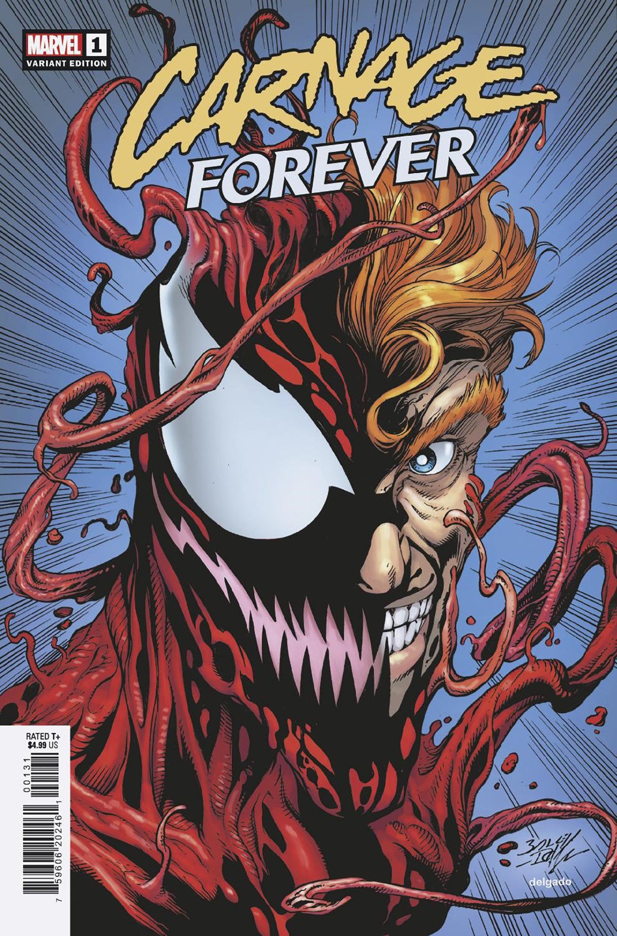 Image of Carnage Forever 1 Bagley Variant comic sold by Stronghold Collectibles.