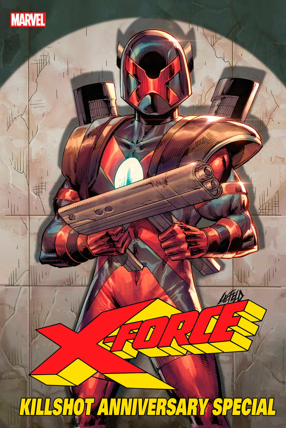 Image of X-Force: Killshot Anniversary Special 1 Liefeld Connecting Variant C comic sold by Stronghold Collectibles.