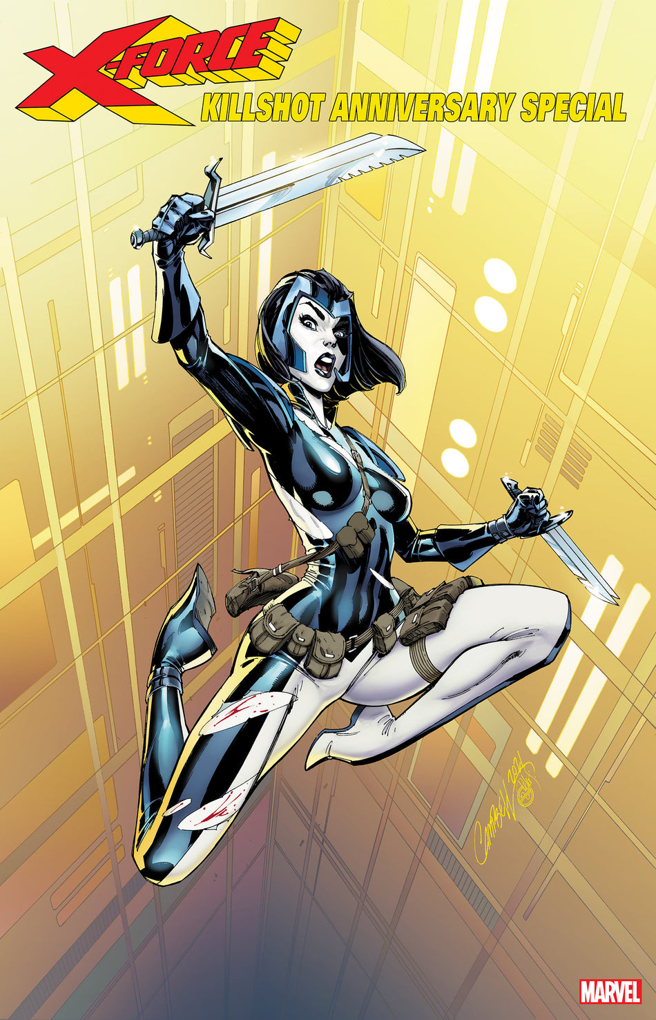 Image of X-Force: Killshot Anniversary Special 1 Jsc Domino Variant comic sold by Stronghold Collectibles.