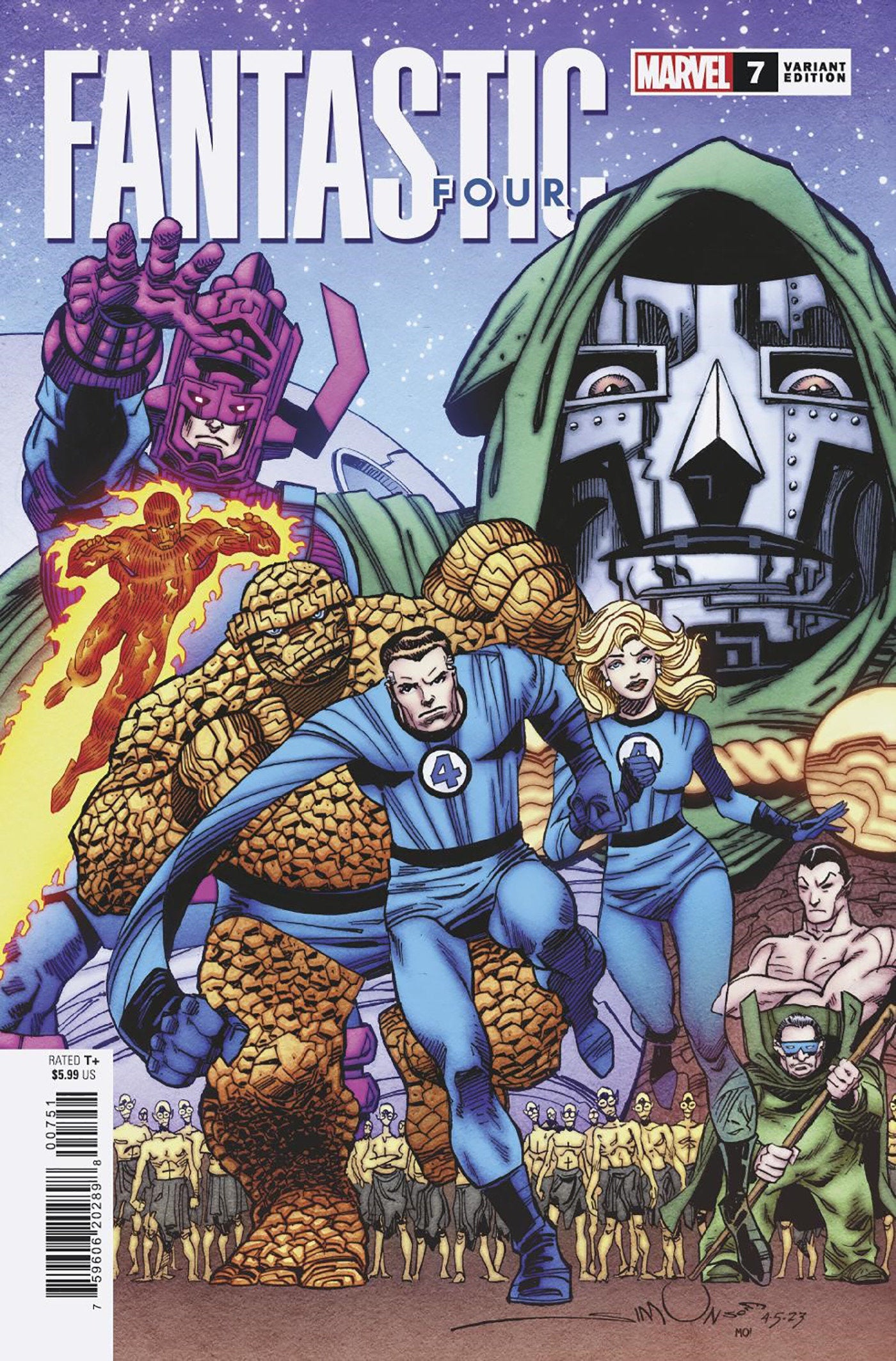Stock Photo of Fantastic Four 7 Walt Simonson Variant comic sold by Stronghold Collectibles