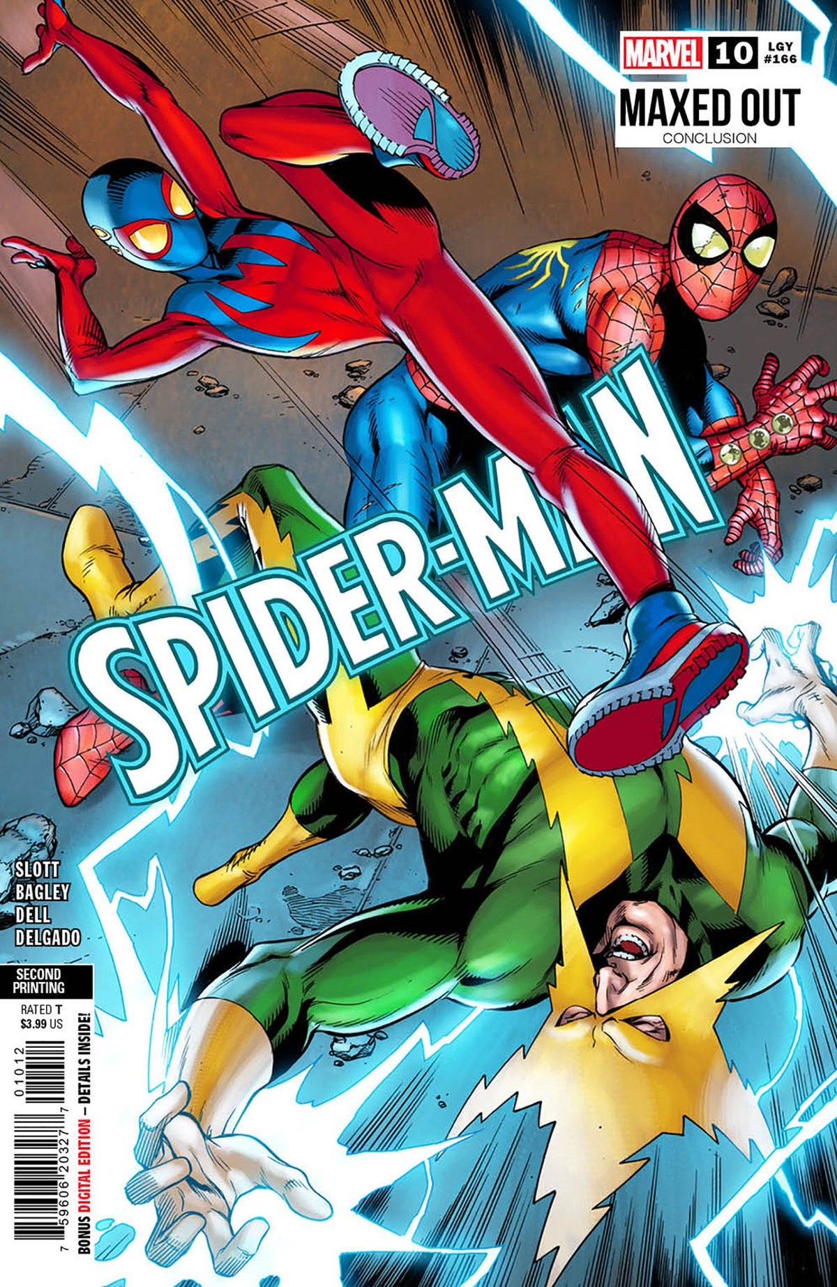 Stock photo of Spider-Man 10 Mark Bagley 2nd Print Variant comic sold by Stronghold Collectibles