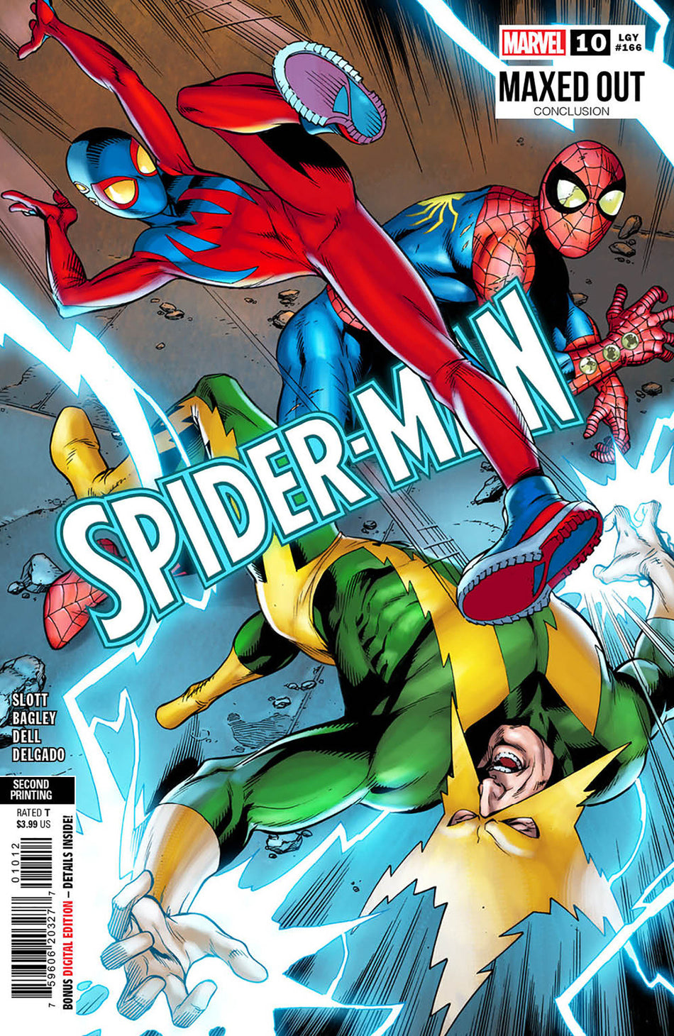 Stock photo of Spider-Man 10 Mark Bagley 2nd Print Variant comic sold by Stronghold Collectibles