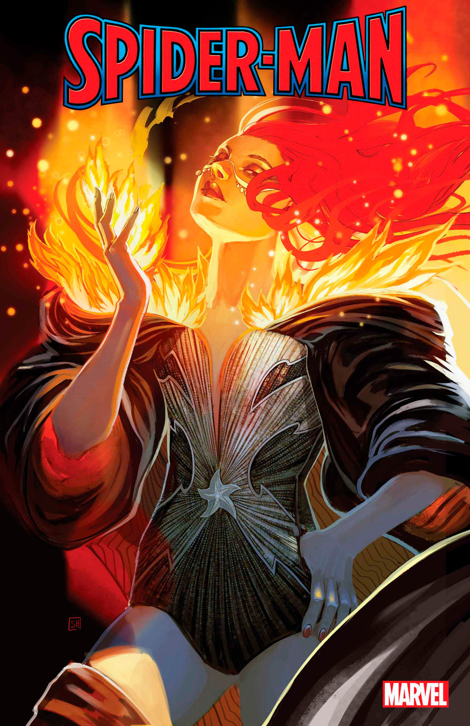 Stock photo of Spider-Man 10 Stephanie Hans Hellfire Gala Variant comic sold by Stronghold Collectibles