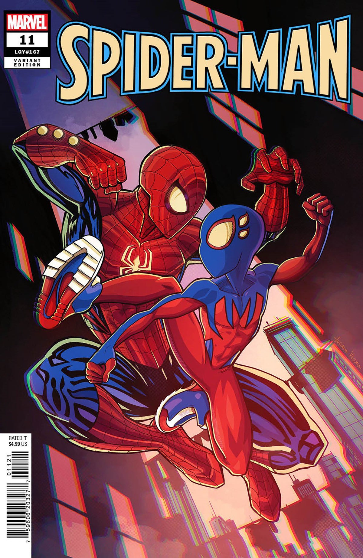 Stock Photo of Spider-Man 11 Luciano Vecchio Variant comic sold by Stronghold Collectibles