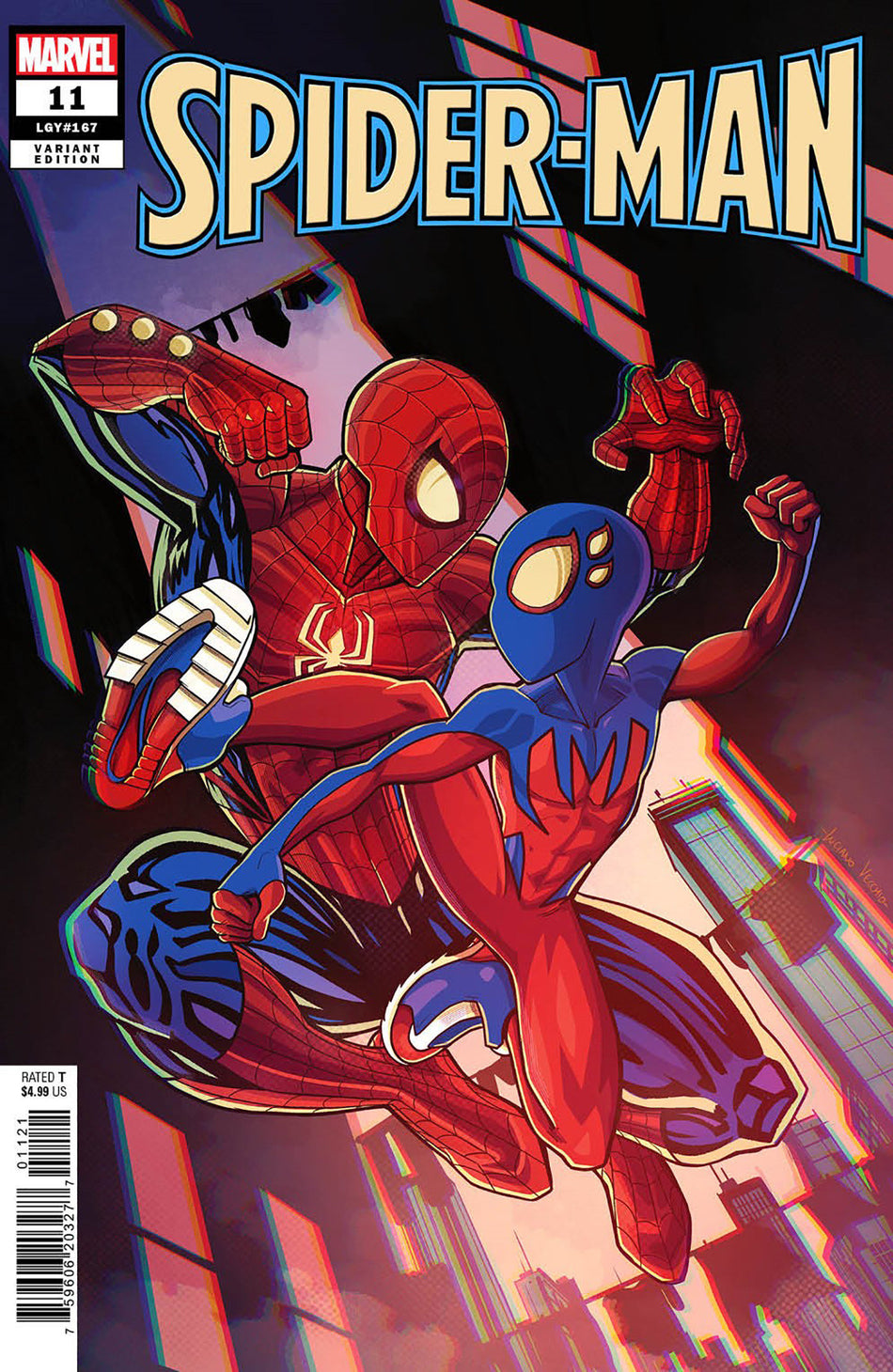 Stock Photo of Spider-Man 11 Luciano Vecchio Variant comic sold by Stronghold Collectibles