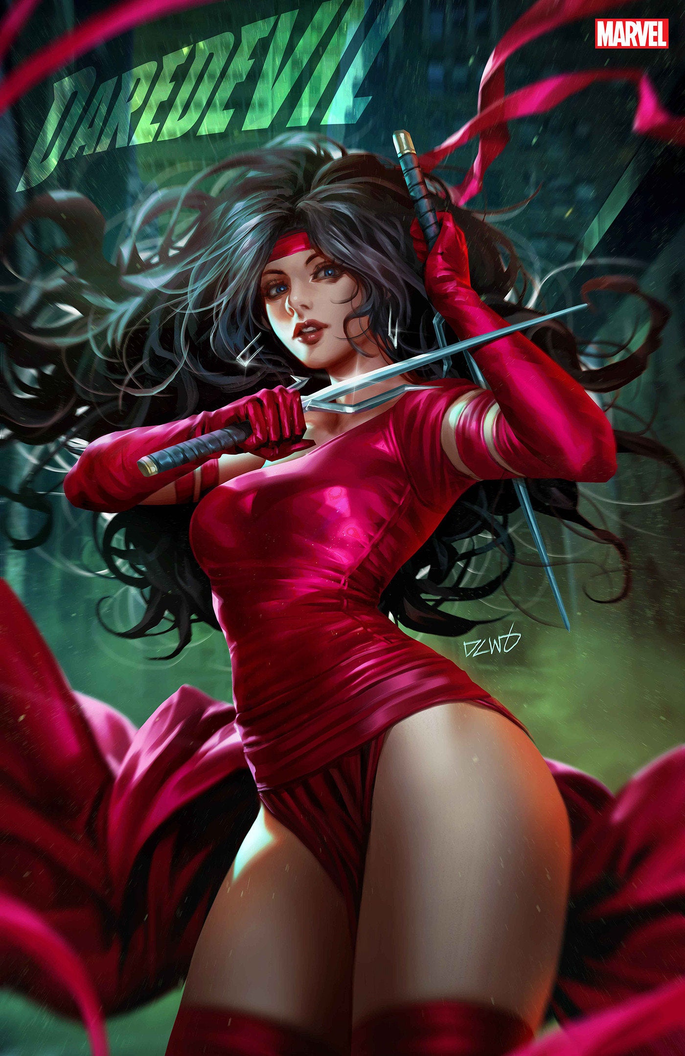 Stock Photo of Daredevil 11 Derrick Chew Elektra Variant comic sold by Stronghold Collectibles