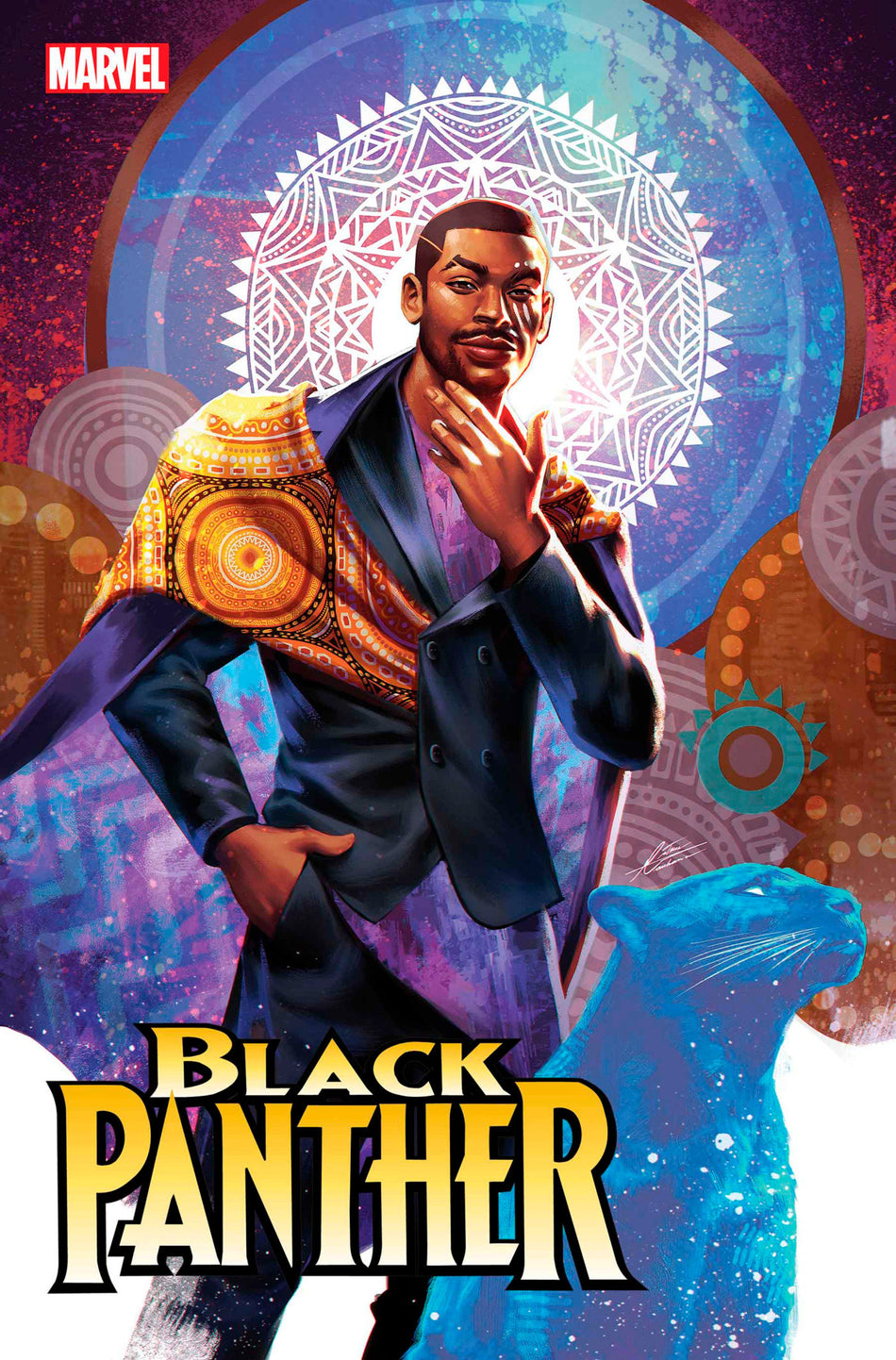 Stock Photo of Black Panther 2 Matheus Manhanini Hellfire Gala Variant comic sold by Stronghold Collectibles