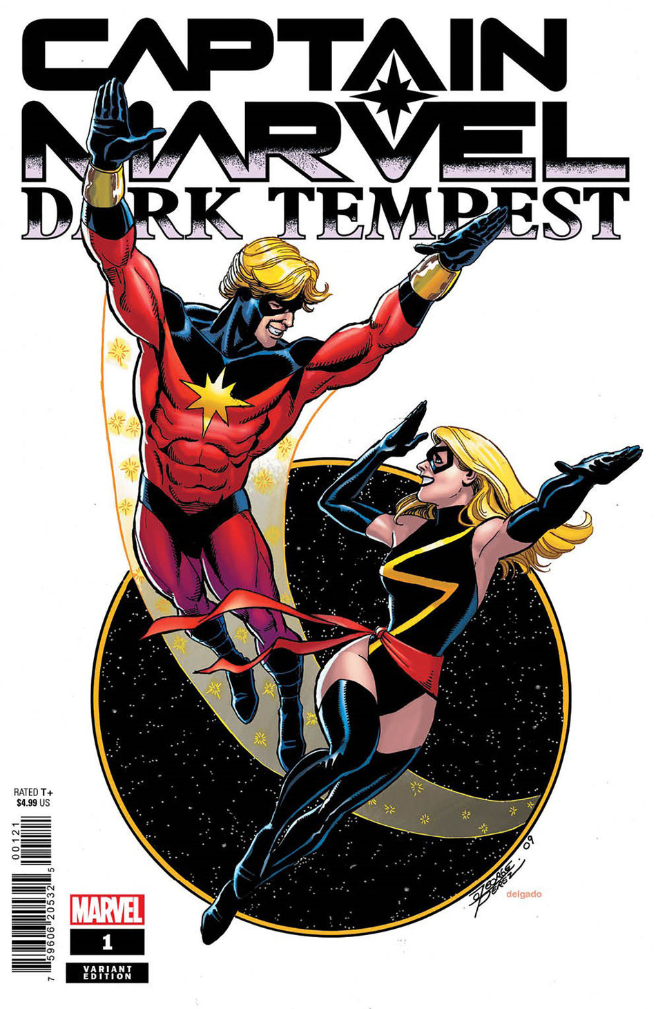 Stock photo of Captain Marvel: Dark Tempest 1 George Perez Variant comic sold by Stronghold Collectibles