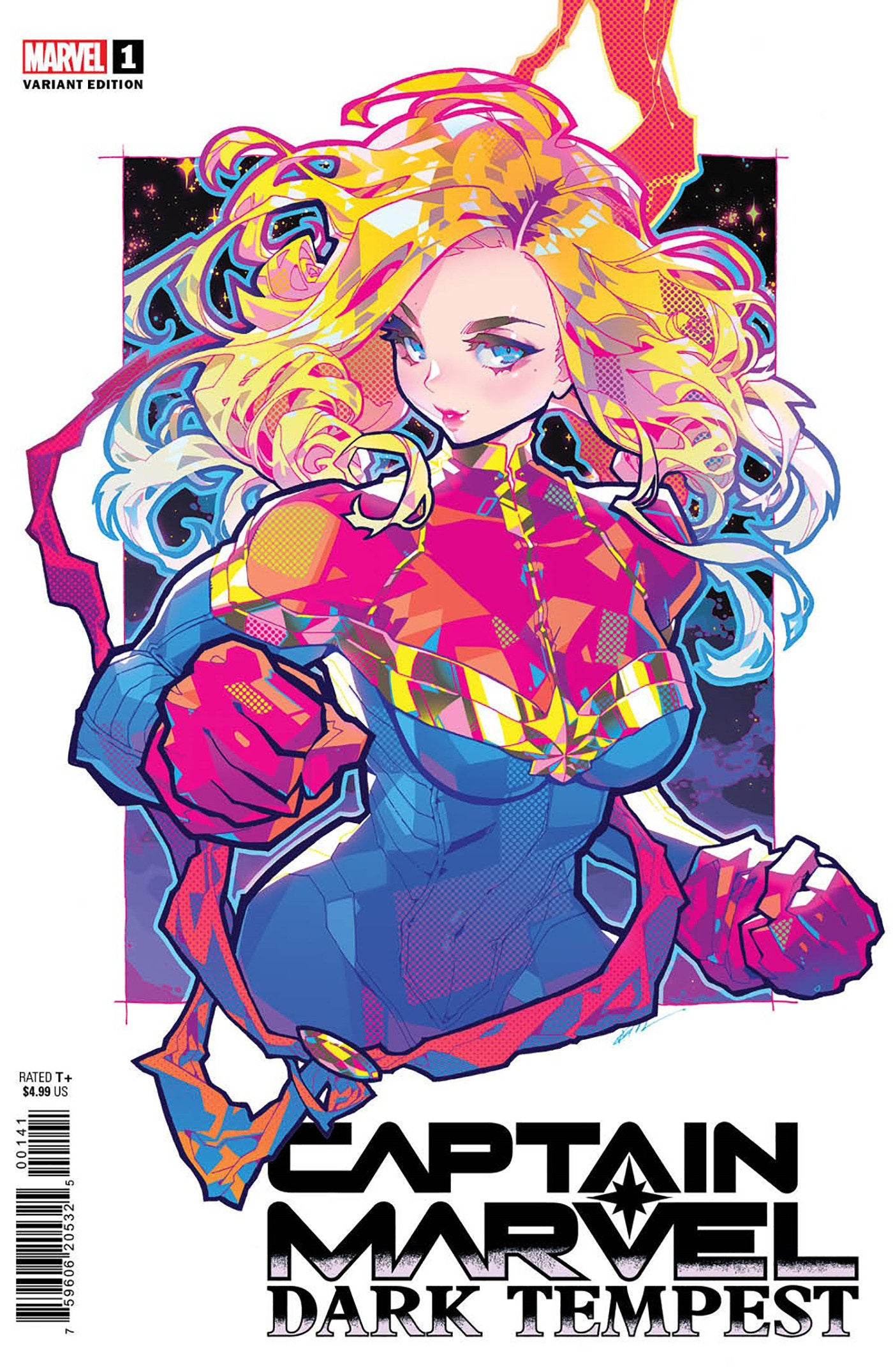 Stock photo of Captain Marvel: Dark Tempest 1 Rose Besch Variant comic sold by Stronghold Collectibles