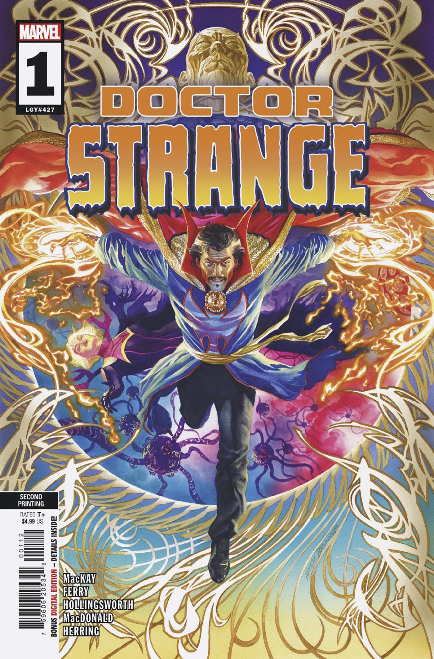 Stock Photo of Doctor Strange 1 Alex Ross 2nd Print Variant comic sold by Stronghold Collectibles