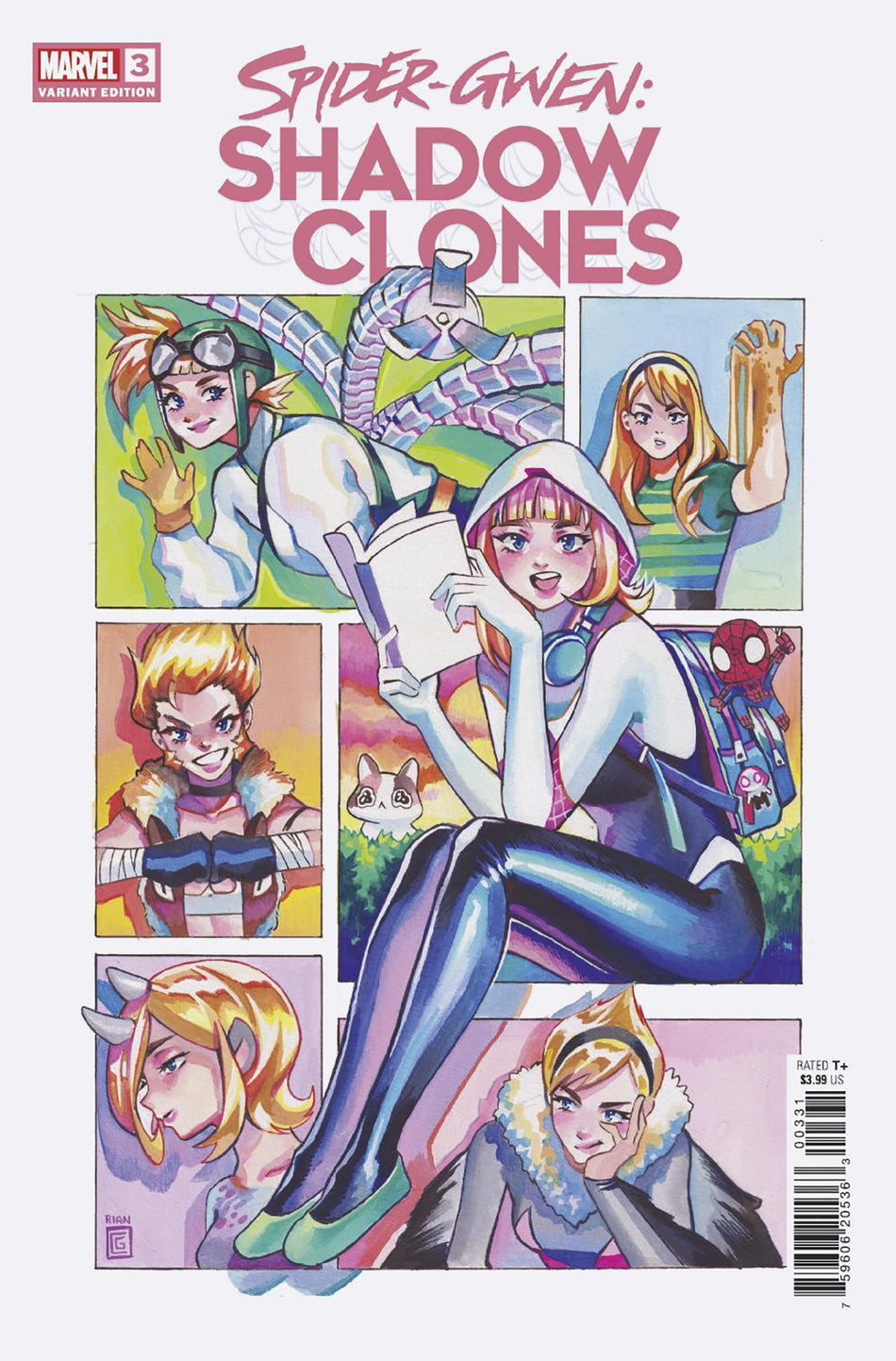 Stock Photo of Spider-Gwen: Shadow Clones 3 Rian Gonzalez Variant comic sold by Stronghold Collectibles