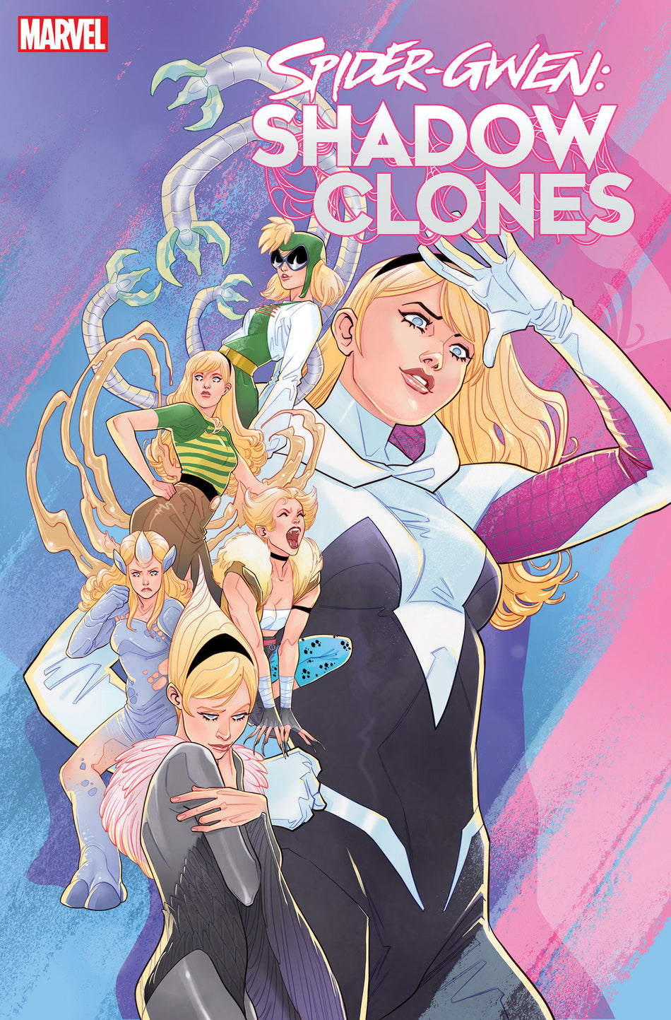 Stock Photo of Spider-Gwen: Shadow Clones 5 Marguerite Sauvage Variant comic sold by Stronghold Collectibles