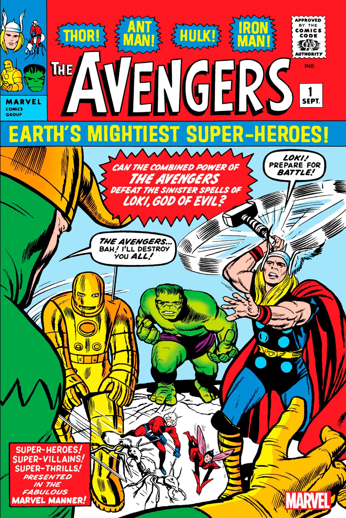 Stock Photo of Avengers 1 Facsimile Edition comic sold by Stronghold Collectibles