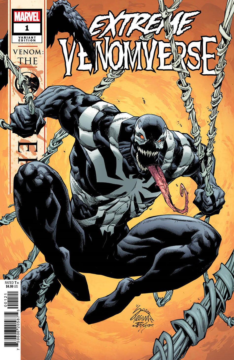 Stock Photo of Extreme Venomverse 1 Ryan Stegman Venom The Other Variant comic sold by Stronghold Collectibles