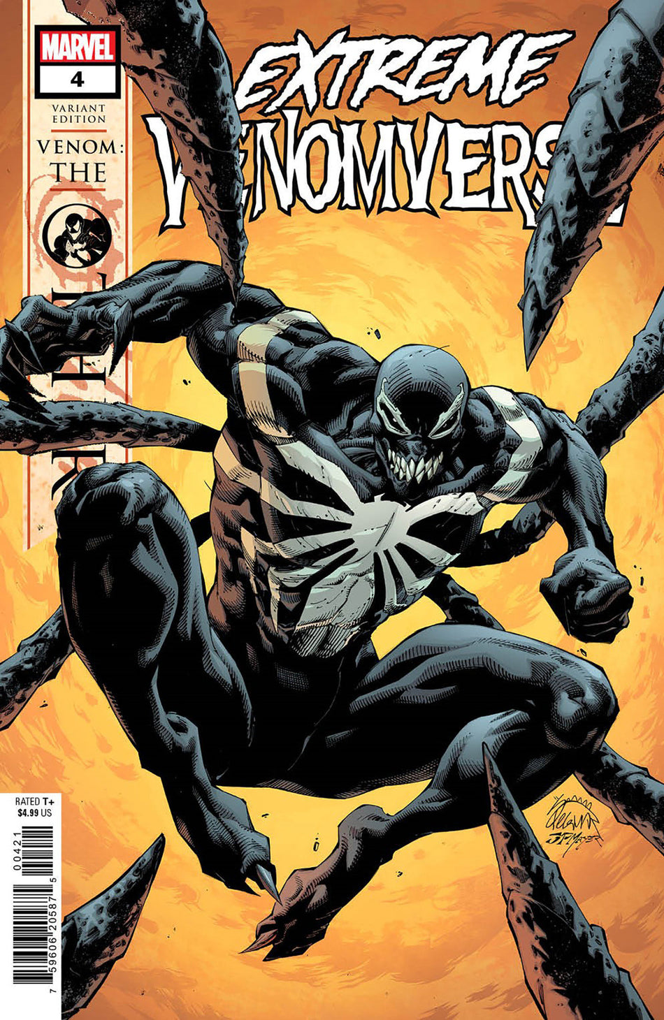 Stock photo of Extreme Venomverse 4 Ryan Stegman Venom The Other Variant comic sold by Stronghold Collectibles