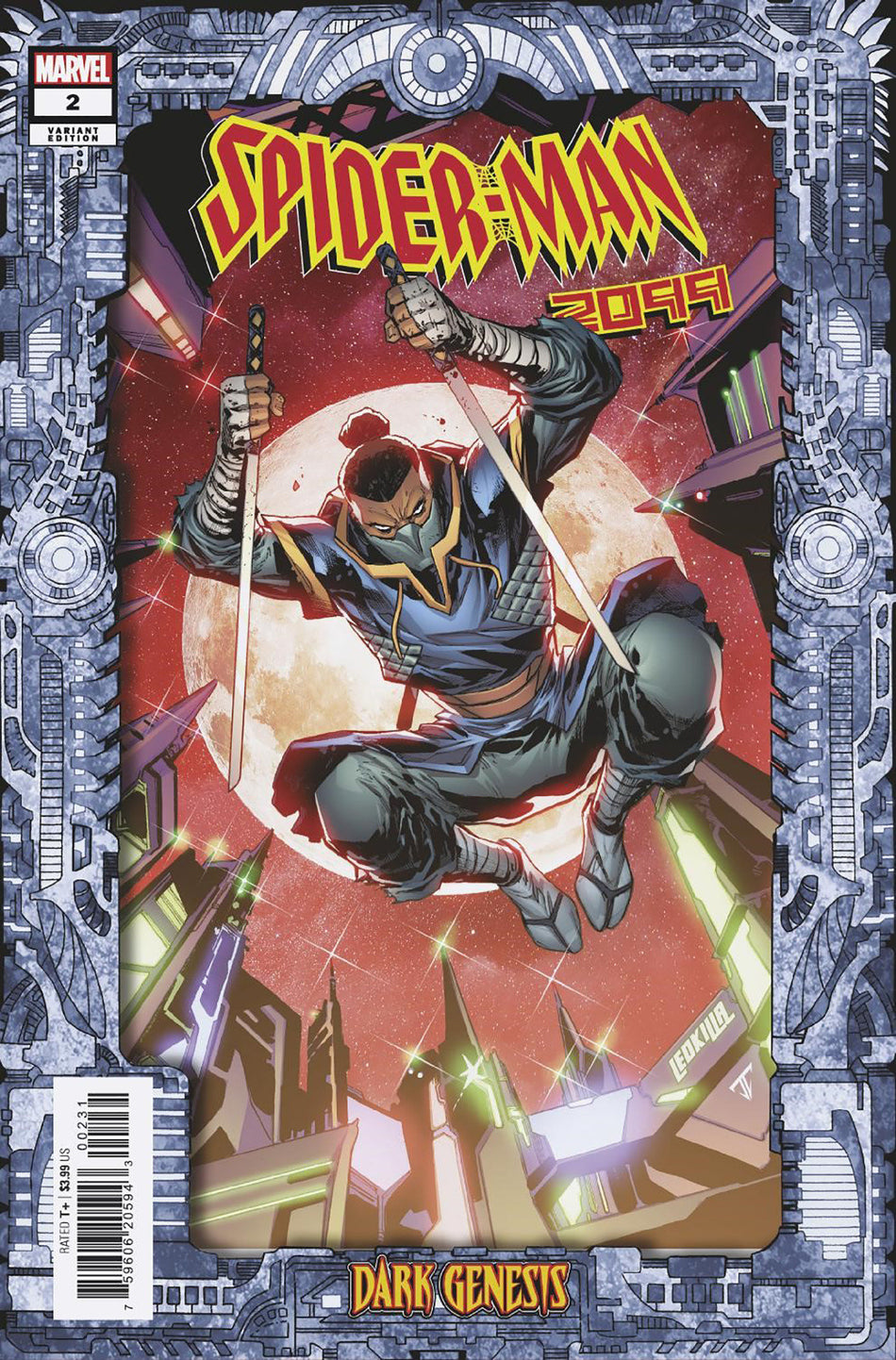Stock Photo of Spider-Man 2099: Dark Genesis 2 Ken Lashley Frame Variant comic sold by Stronghold Collectibles