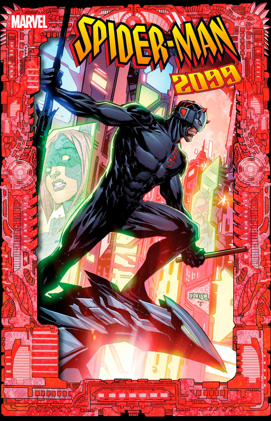 Stock Photo of Spider-Man 2099 Dark Genesis 3 Ken Lashley Frame Variant comic sold by Stronghold Collectibles