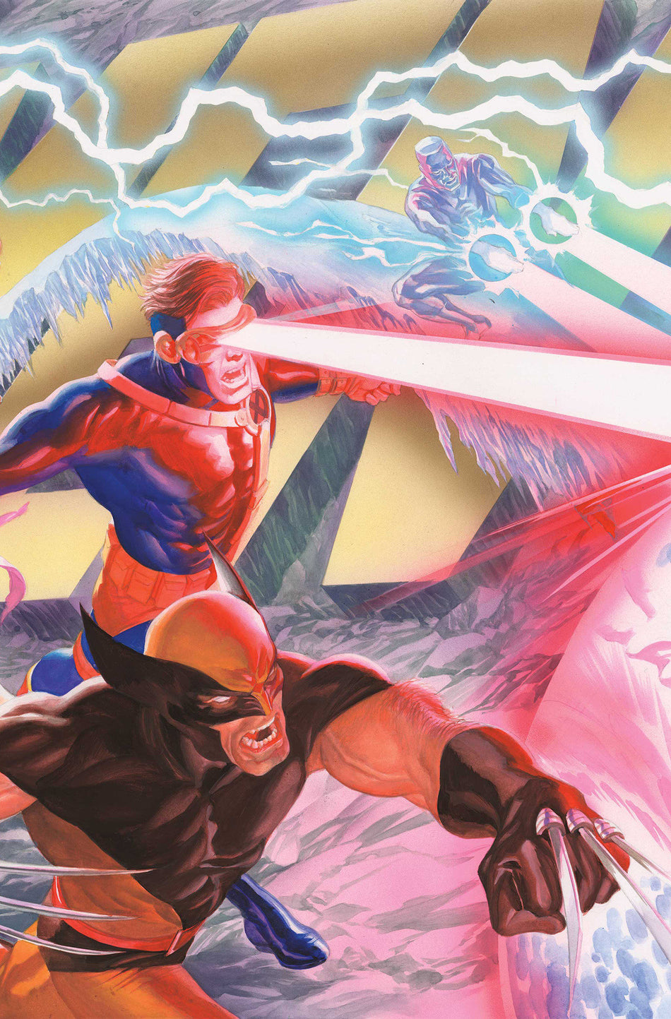 Stock Photo of Uncanny Avengers 1 Alex Ross Connecting X-Men Variant Part A [G.O.D.S., Fall] comic sold by Stronghold Collectibles