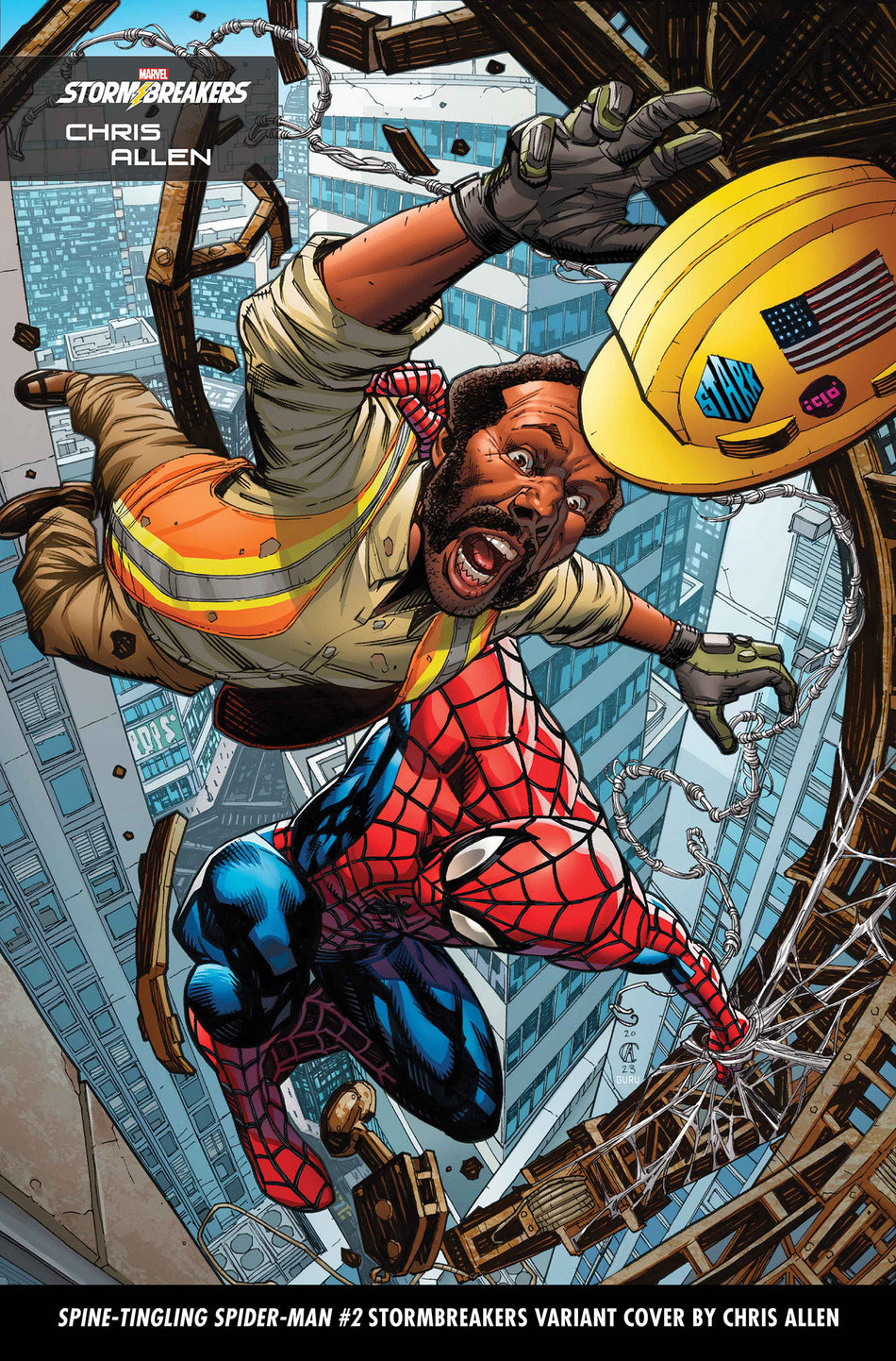 Stock photo of Spine-Tingling Spider-Man 2 Chris Allen Stormbreakers Variant Comics sold by Stronghold Collectibles