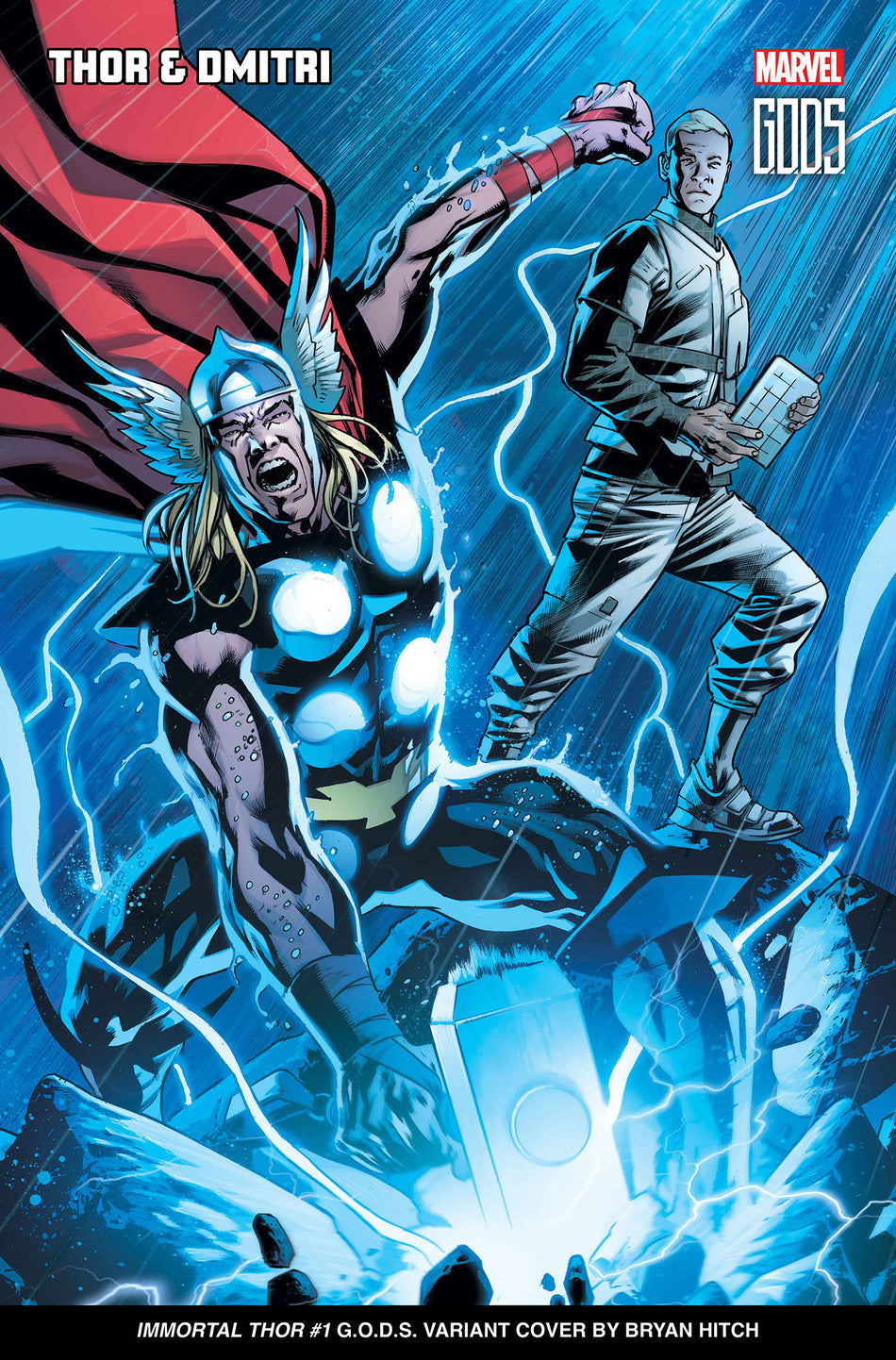 Stock photo of Immortal Thor 1 Bryan Hitch G.O.D.S. Variant [G.O.D.S.] comic sold by Stronghold Collectibles