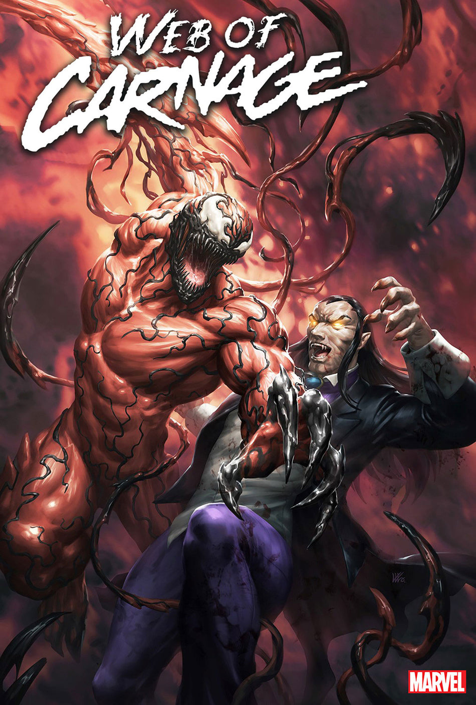 Stock Photo of Web Of Carnage 1 comic sold by Stronghold Collectibles