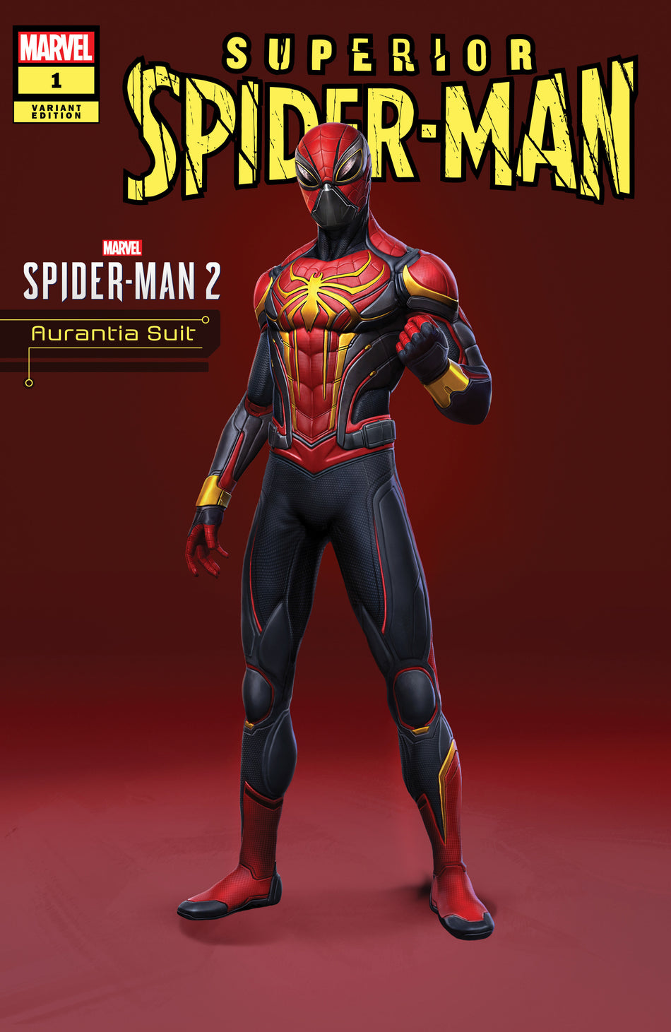 Stock photo of Superior Spider-Man 1 Aurantia Suit Marvel's Spider-Man 2 Variant Comics sold by Stronghold Collectibles