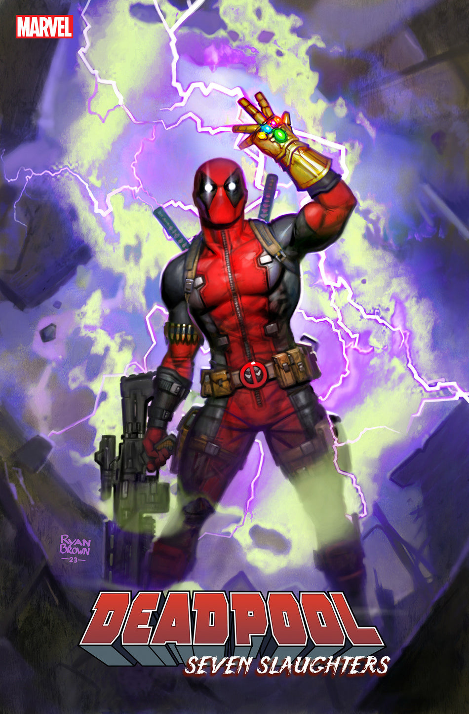 Stock photo of Deadpool: Seven Slaughters 1 Ryan Brown Variant Comics sold by Stronghold Collectibles
