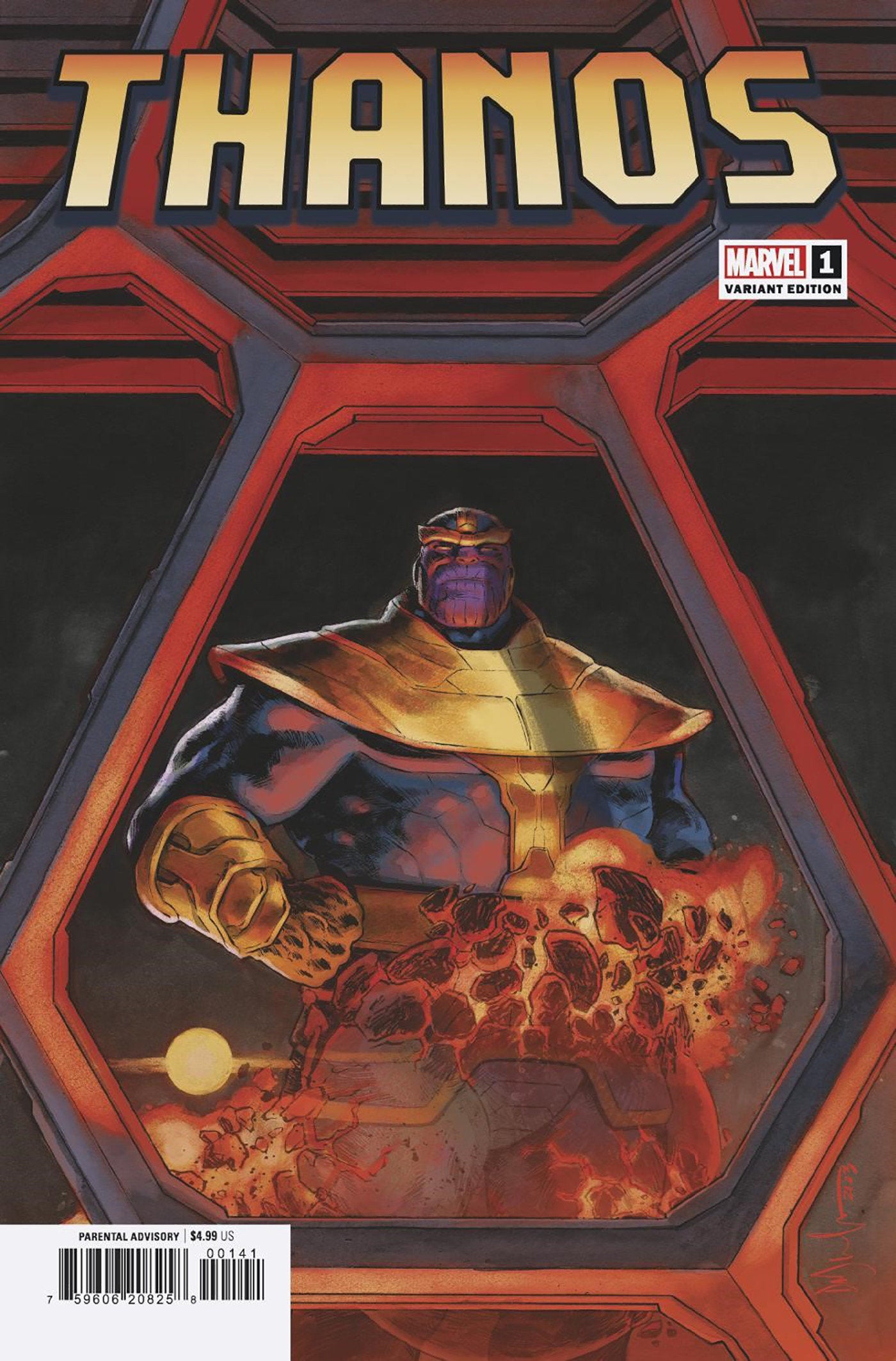Stock Photo of Thanos 1 Dave Wachter Windowshades Variant Comics sold by Stronghold Collectibles
