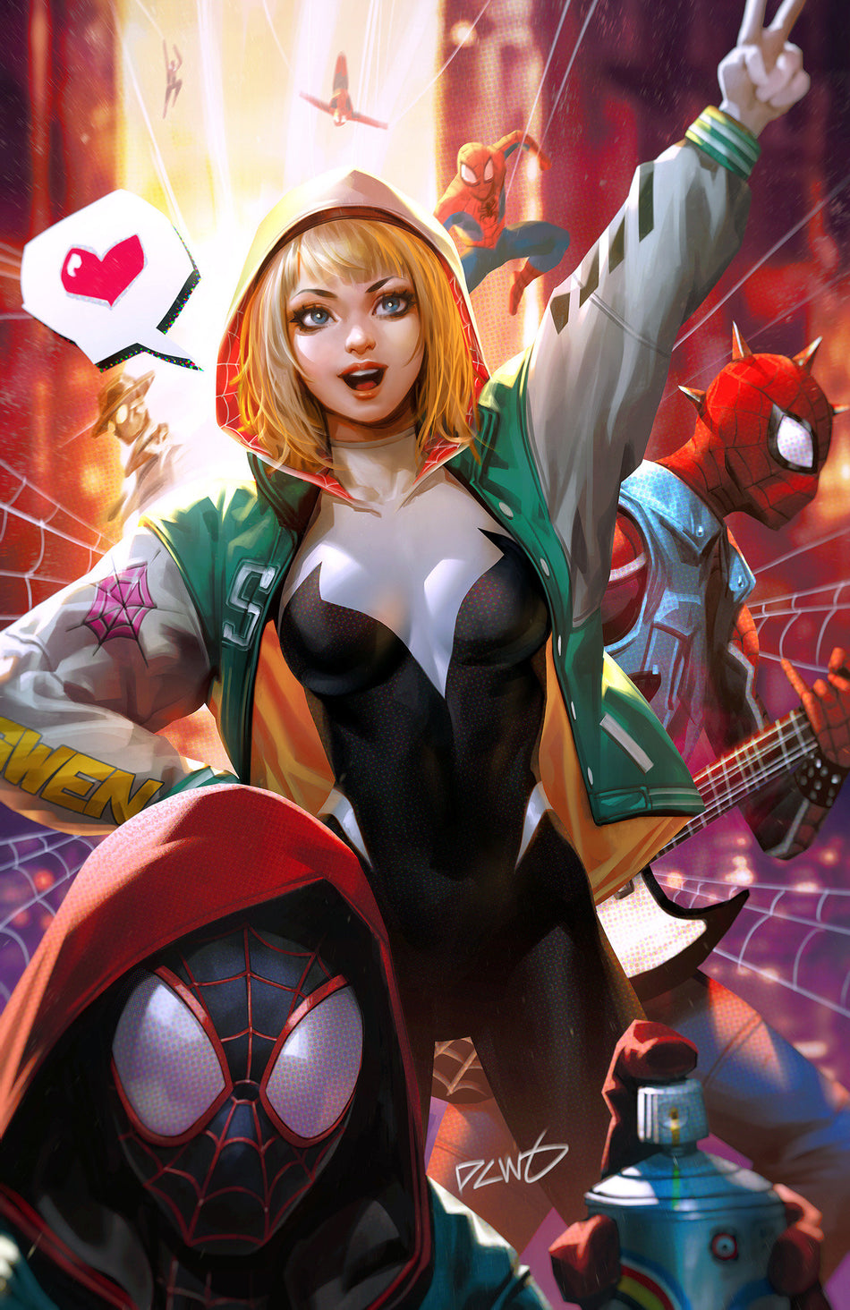 Stock Photo of Edge Of Spider-Verse 1 Derrick Chew Spider-Gwen Full Art Variant Comics sold by Stronghold Collectibles