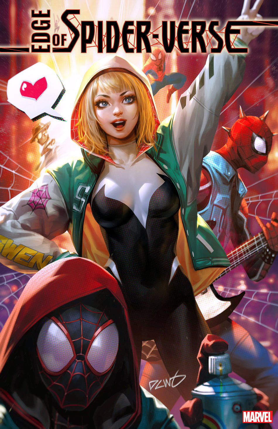 Stock Photo of Edge Of Spider-Verse 1 Derrick Chew Spider-Gwen Variant Comics sold by Stronghold Collectibles