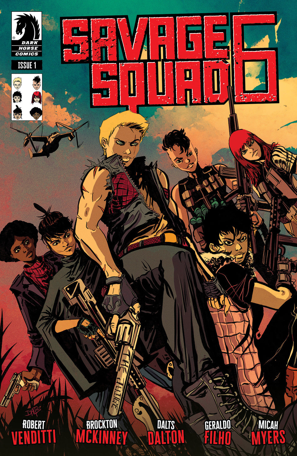 Stock Photo of Savage Squad 6 #1 Dalton Dalts comic sold by Stronghold Collectibles