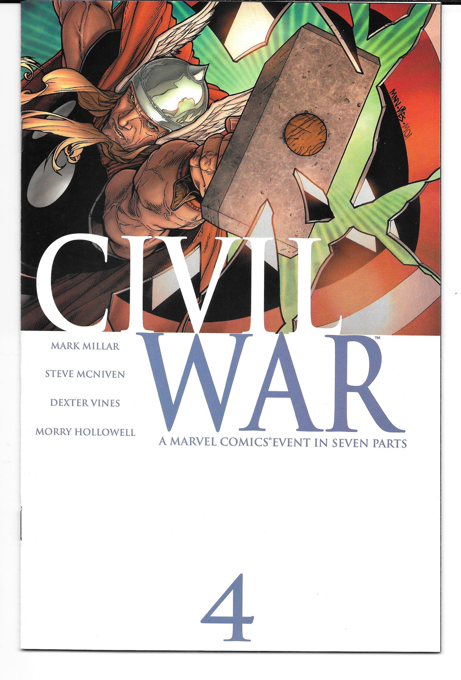 Photo of Civil War, Vol. 1 (2006) Issue 4A - Near Mint Comic sold by Stronghold Collectibles